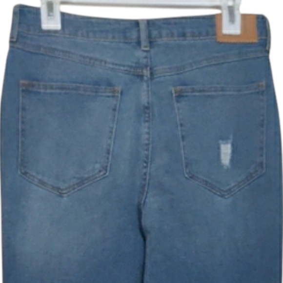 Anthropologie Avec Les Filles cropped high-waisted jeans Straight raw hem. - Picture 7 of 14